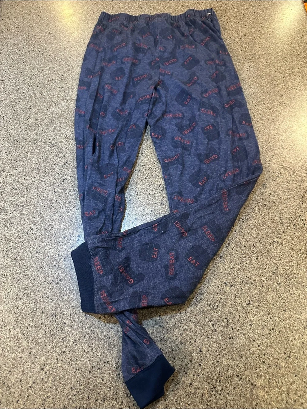 Carter's Navy Blue Pants with Red Print